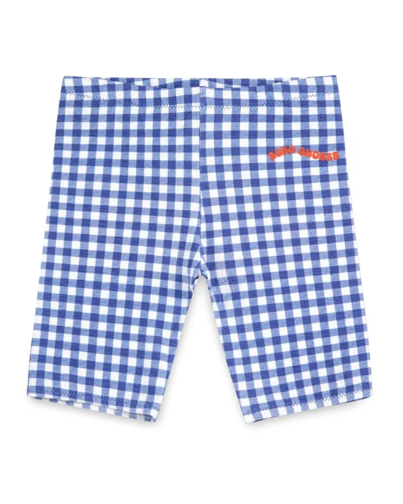 BOBO CHOSES Bobo wählt Leggings Short Vichy Blue