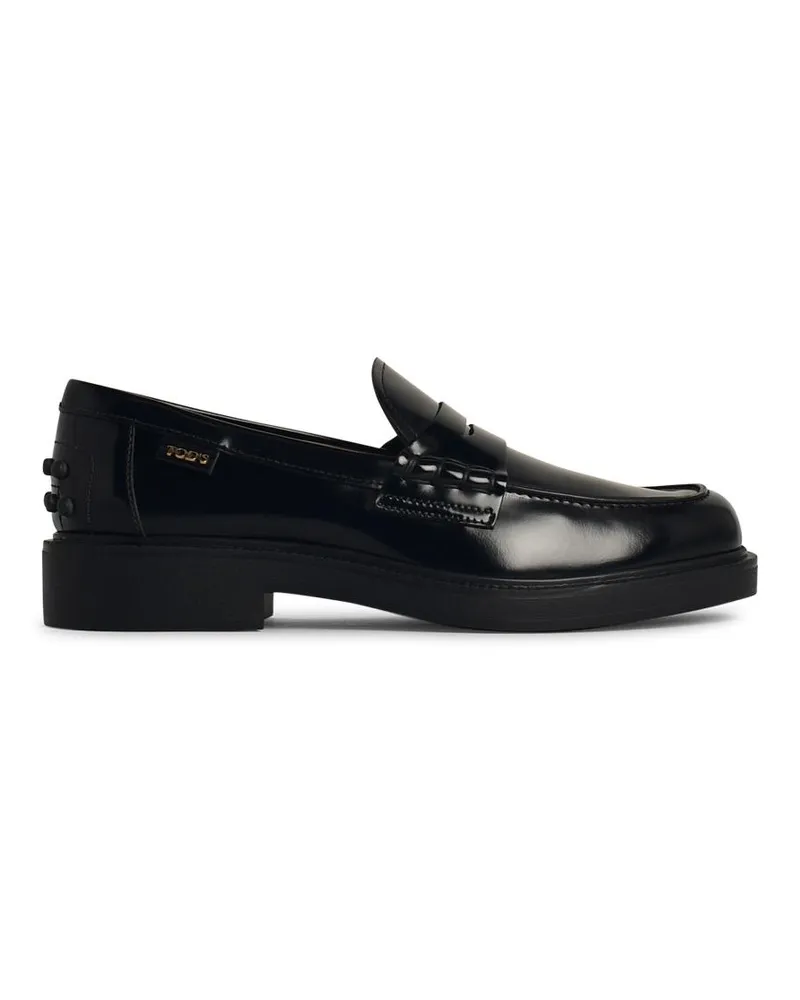 TOD'S Tod 's Schwarze Lear -Slipper Black