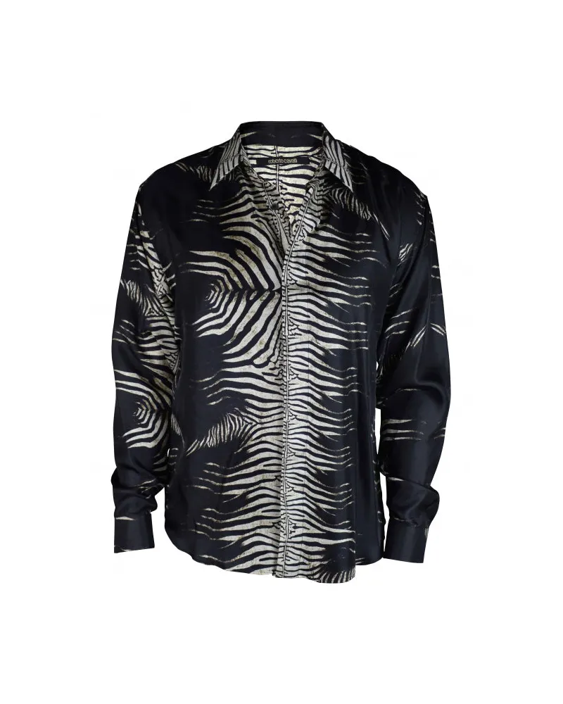 Roberto Cavalli Hemd Black