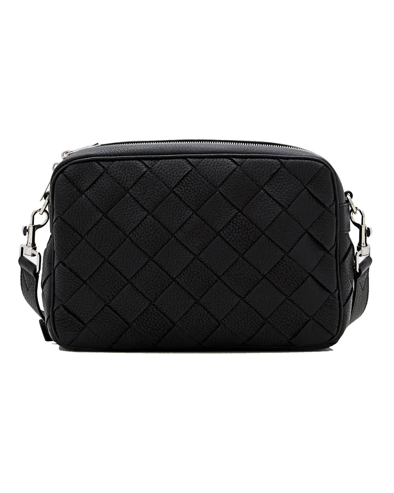 Bottega Veneta Intrecciato Kameratasche Black