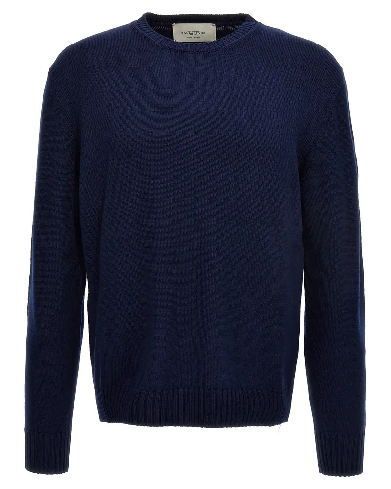 Ballantyne Merino Pullover Blue