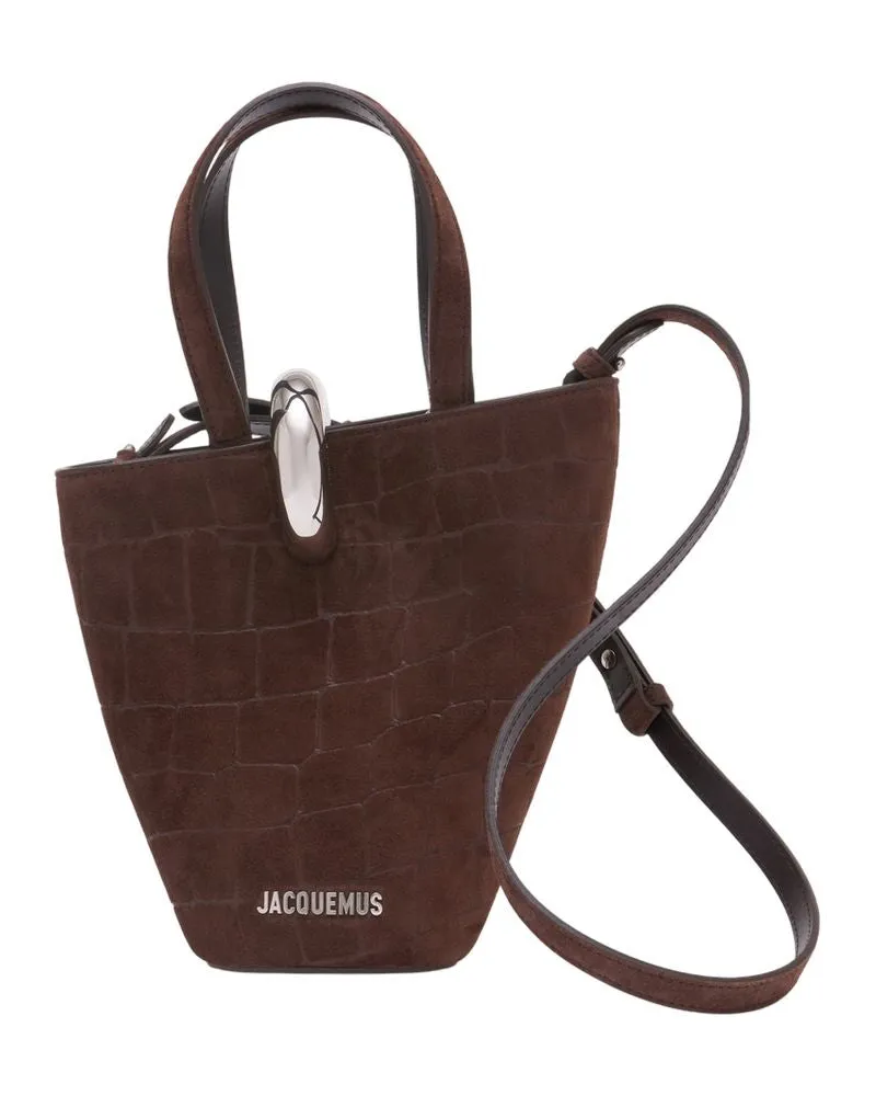 Jacquemus Le Petit Bambola  Lederbraun Braun