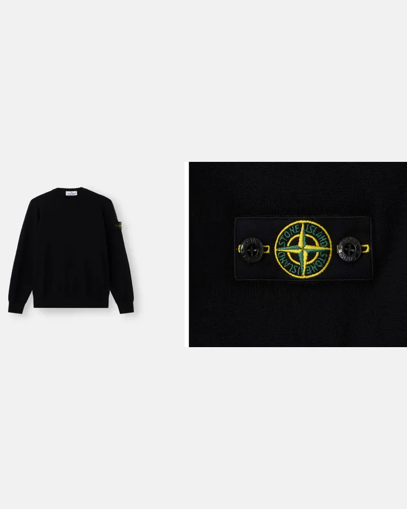 Stone Island Pullover schwarz Black