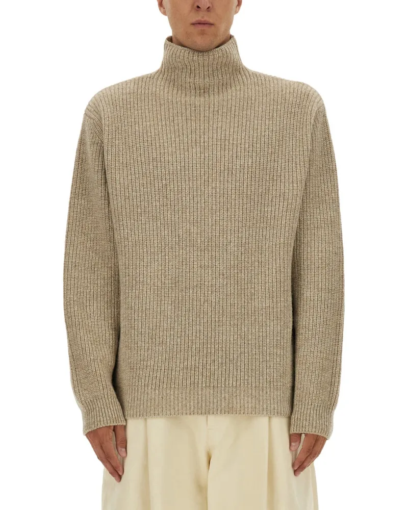 Christophe Lemaire Rollkragenpullover Beige