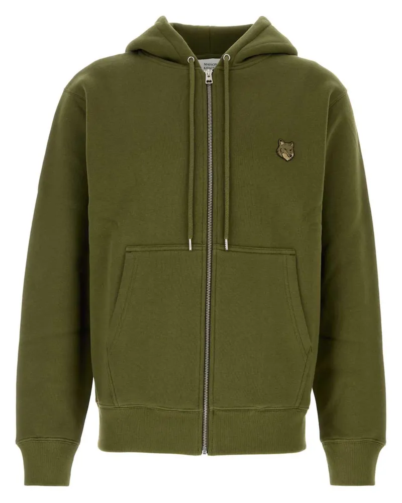 Kitsuné Maison Kitsuné Bold Fox Head Patch Komfort Reißverschluss Hoodie 