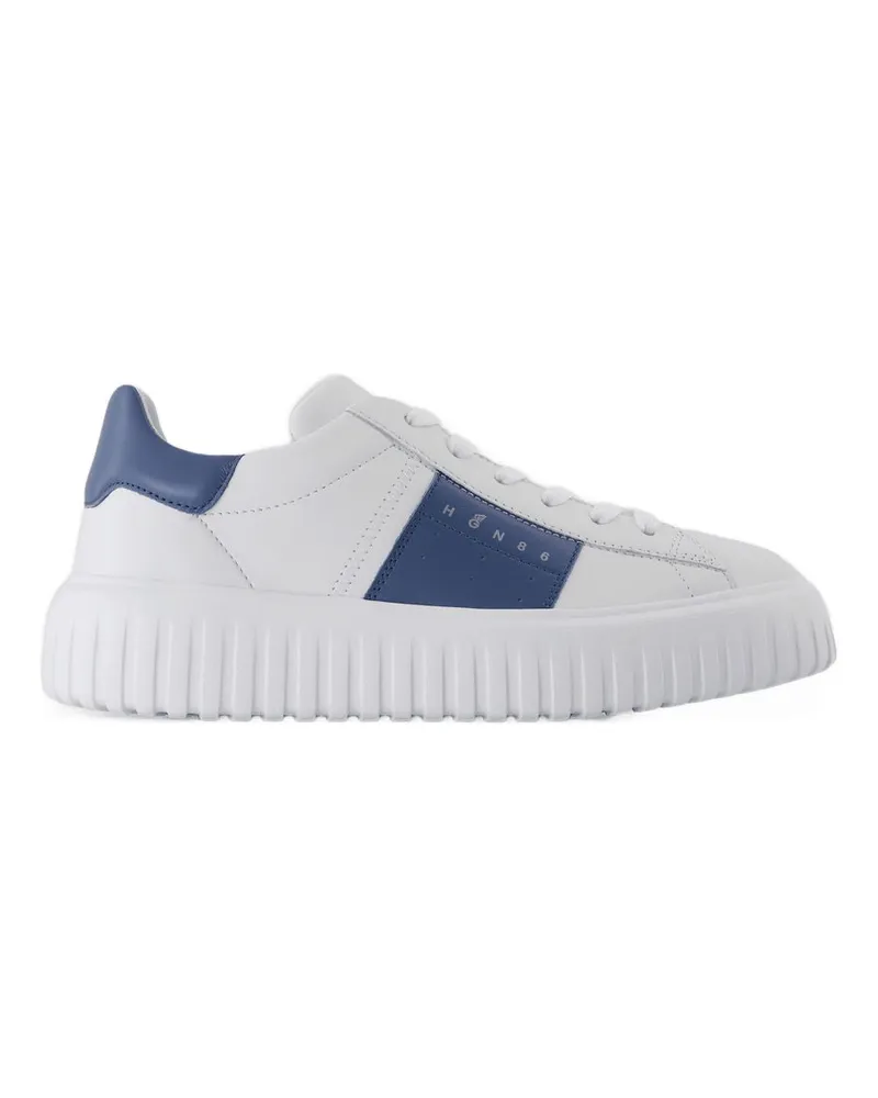 Hogan H Stripes Sneakers  Leder Weiß White