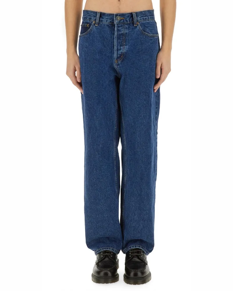 Obey Gehorchen "harte Arbeit" Jeans Blue