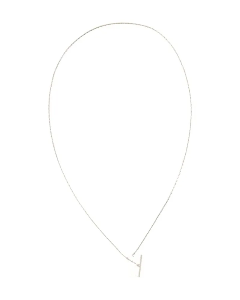 AMI Paris ADC Halskette  Metall Silber Silber