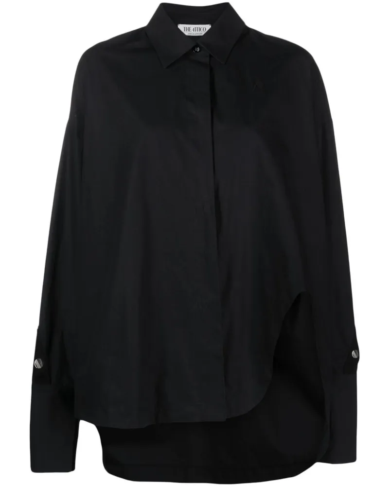 ATTICO Das Attico Fallschirm Canvas -Shirt Black