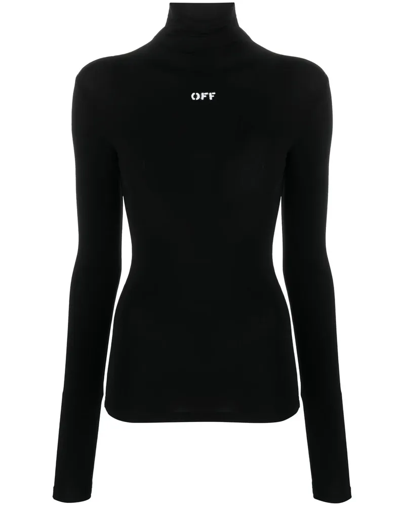 OFF-WHITE Off Stempel Rollkragenpullover Top 1001
