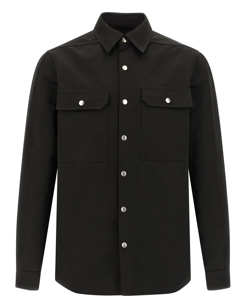 Rick Owens Outershirt“-Shirt Black