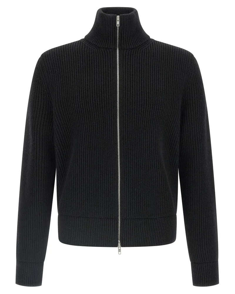 Maison Margiela Strickjacke „Four Stitches“ von Black