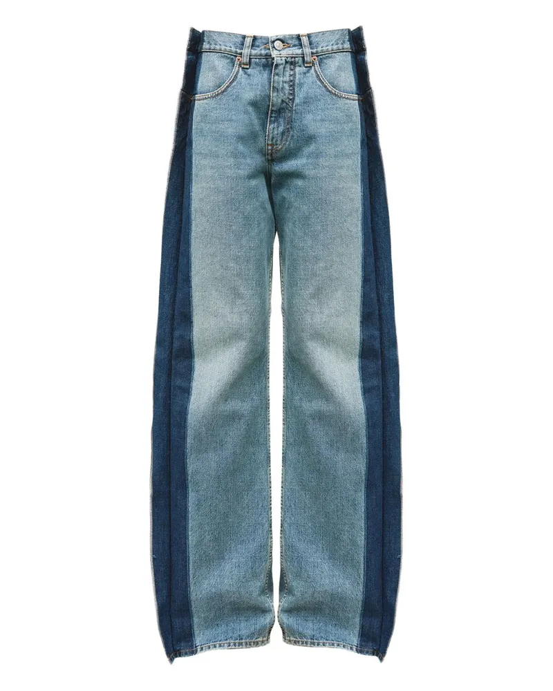Maison Margiela Tapered Denim-Baumwolljeans Clear