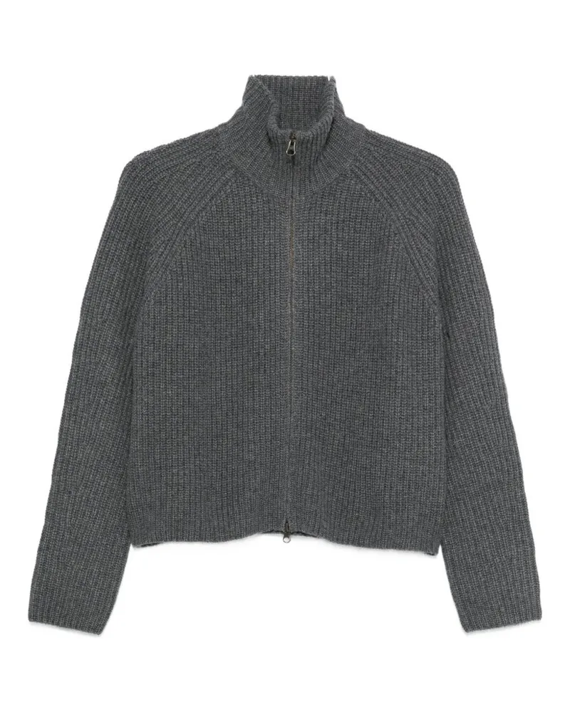Lisa Yang Sadie Cashmere Cardigan Grey