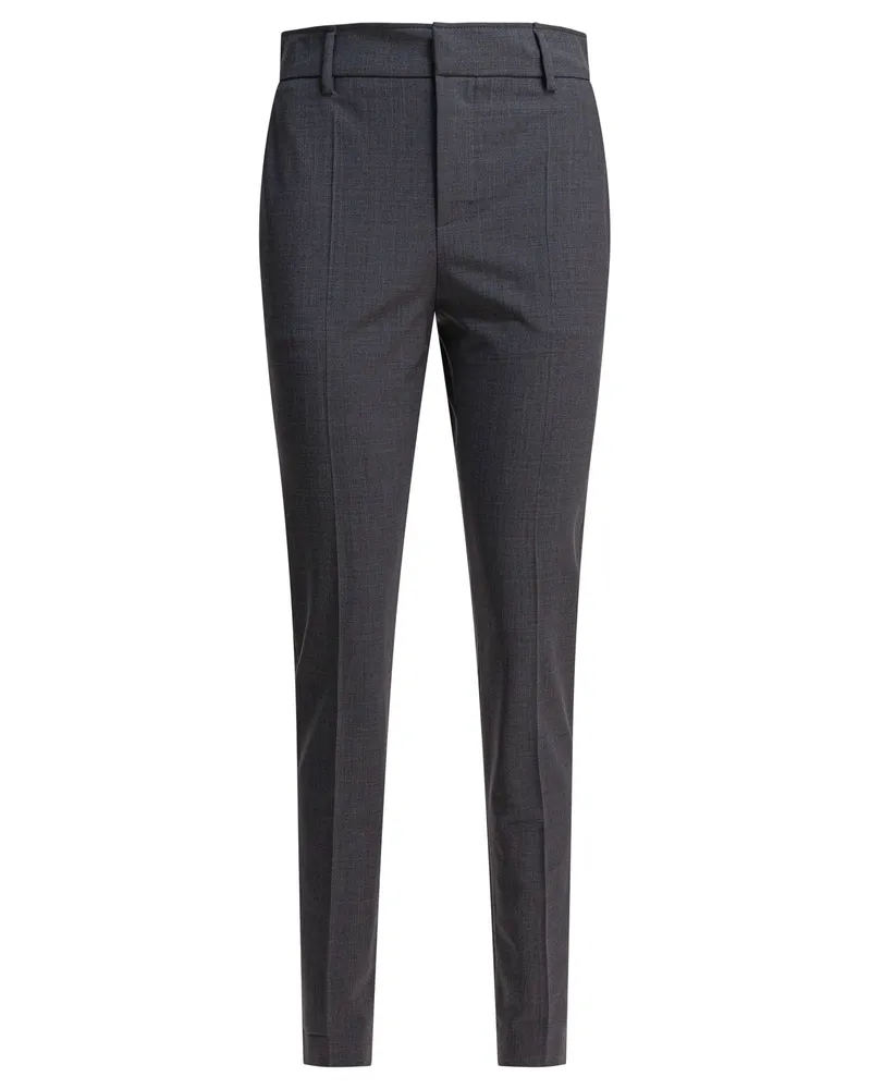 Brunello Cucinelli Tropical Luxus-Wollhose Grey