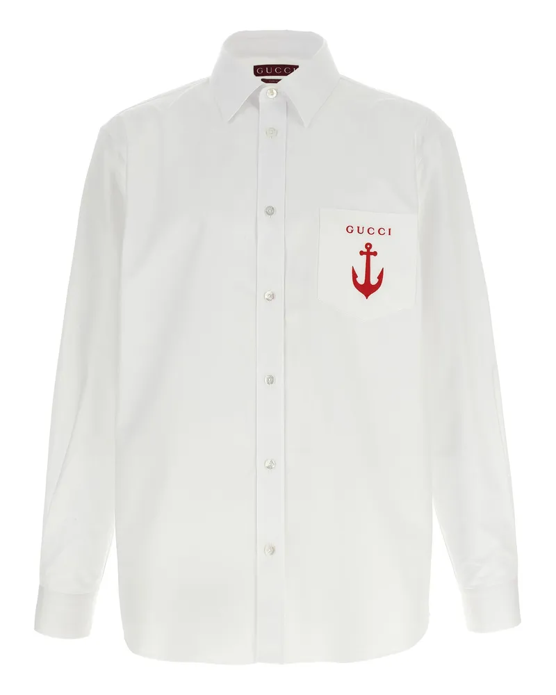 Gucci Popeline-Hemd White