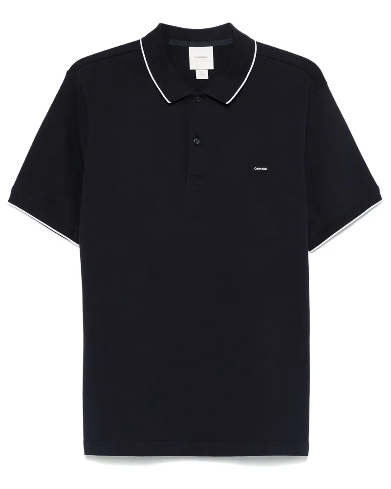 Calvin Klein Polo Piqué Slim White