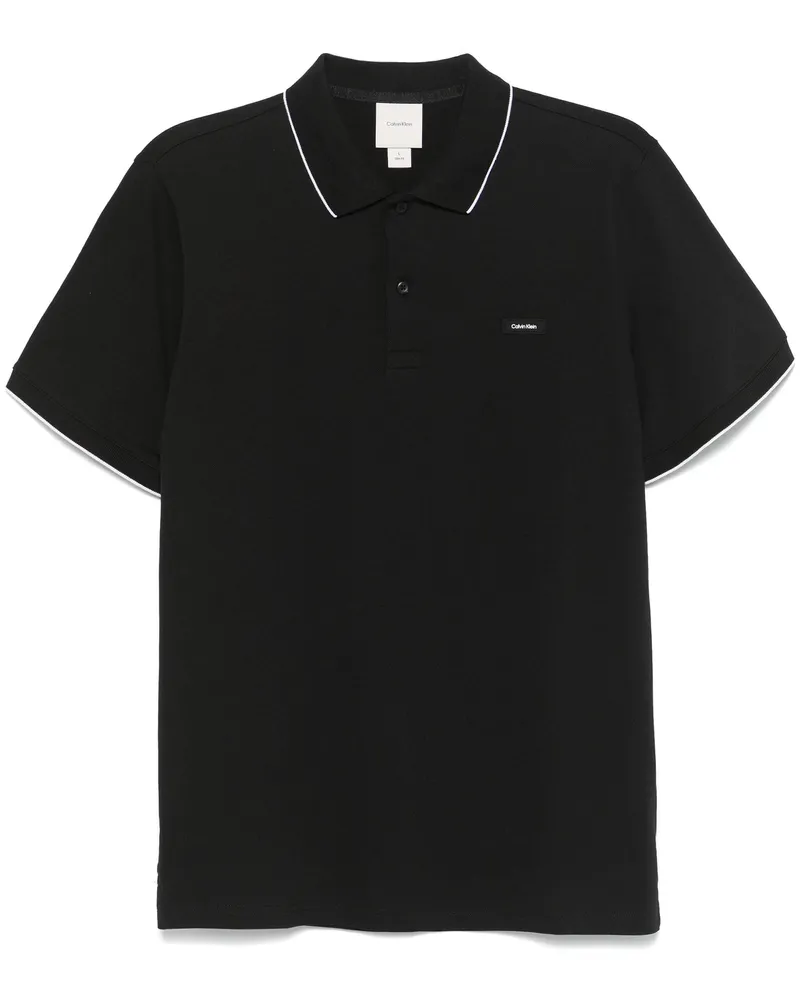 Calvin Klein Polo Piqué Slim White