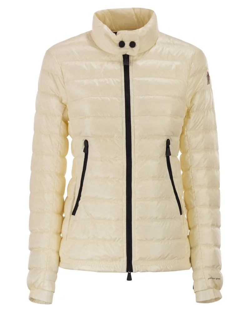 Moncler Walibi kurze Daunenjacke Natural