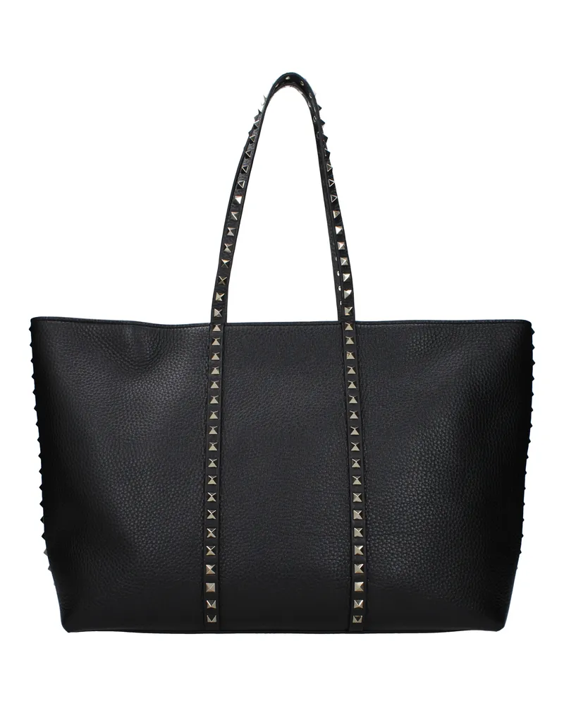 Valentino Garavani Damens Umhängetaschen Leder Schwarz -