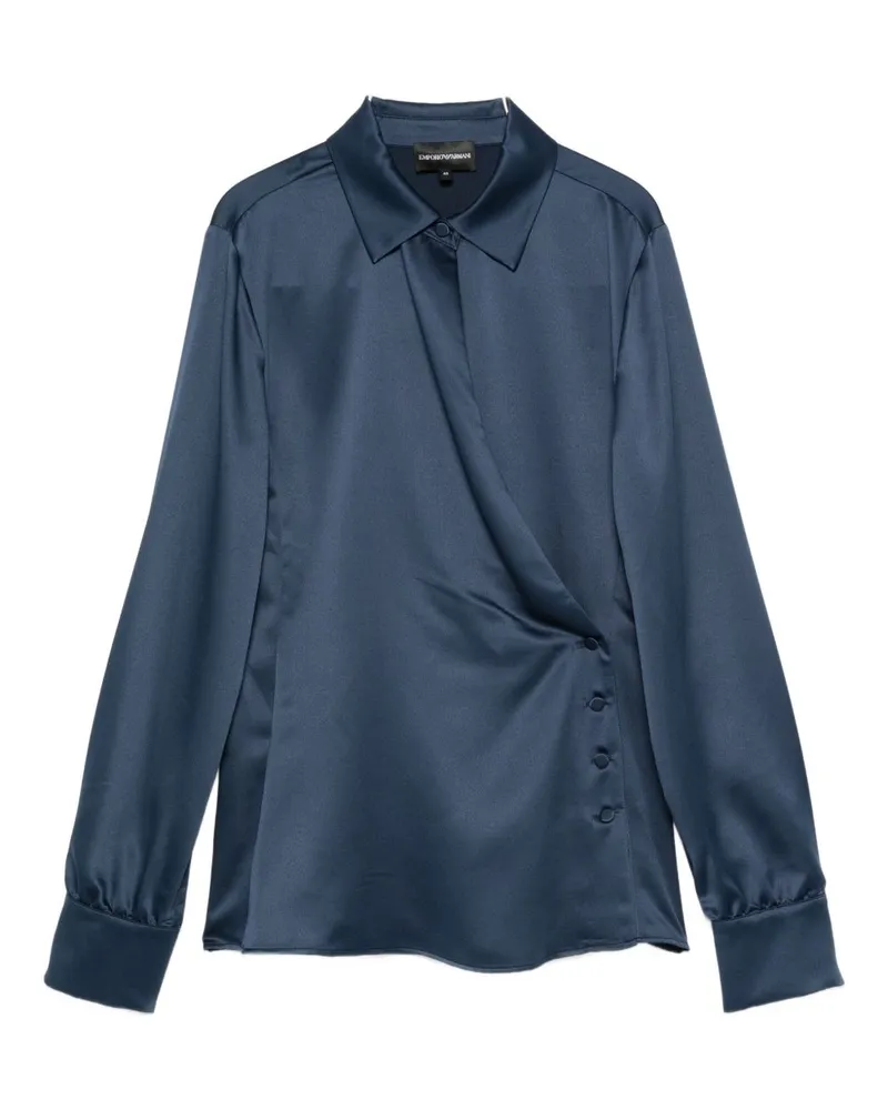 Emporio Armani verpacktes Hemd Blue