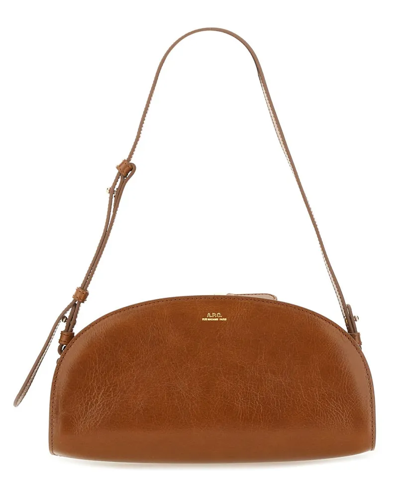 A.P.C. Demi Lune" -Tasche Brown