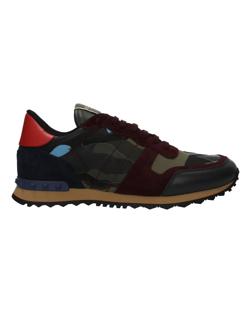 Valentino Garavani Sneakers Männer Ledergrün/Blau -