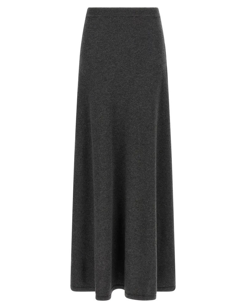 Balenciaga Maxi-Wollrock Gray