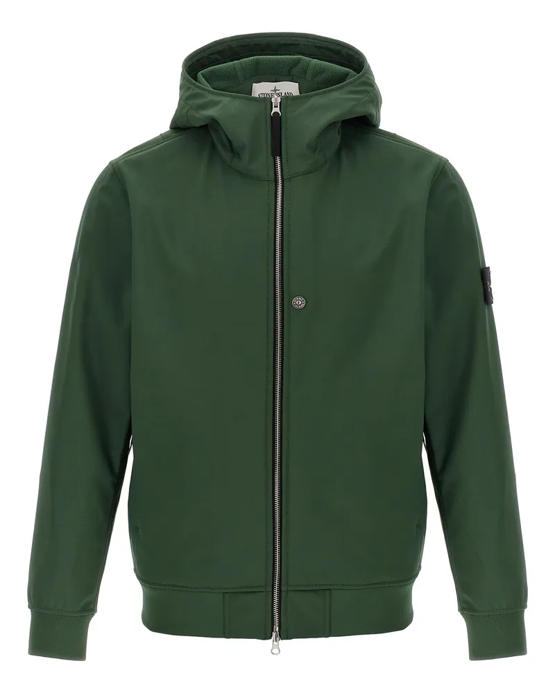 Stone Island Soft Shell R E.Dye®Technology' Jacke Green