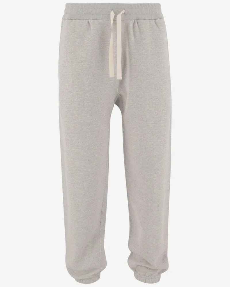 Jil Sander Baumwollhose Grey
