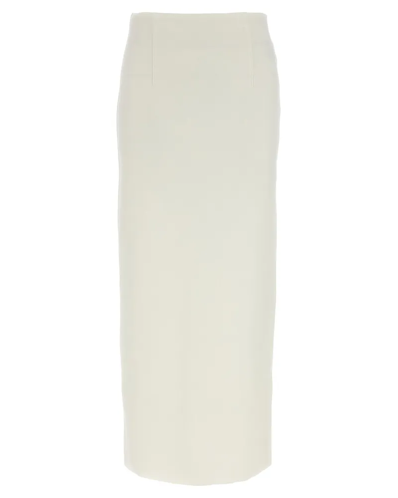 AURALEE Double-Face-Strickrock White