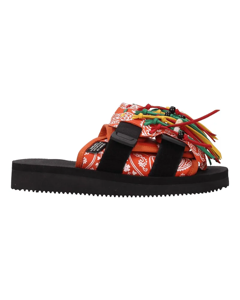 Alanui Hausschuhe und Clogs X Suicoi'e Damens Stoff Orange -