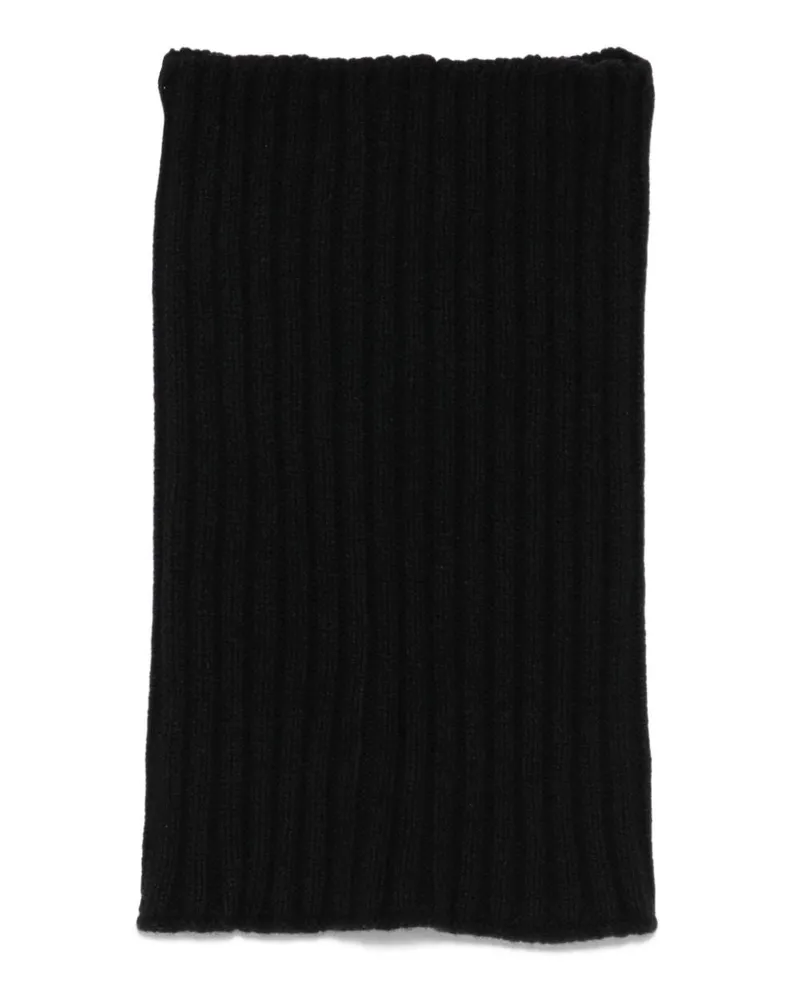 Rick Owens Cashmere Strick -Schal Black