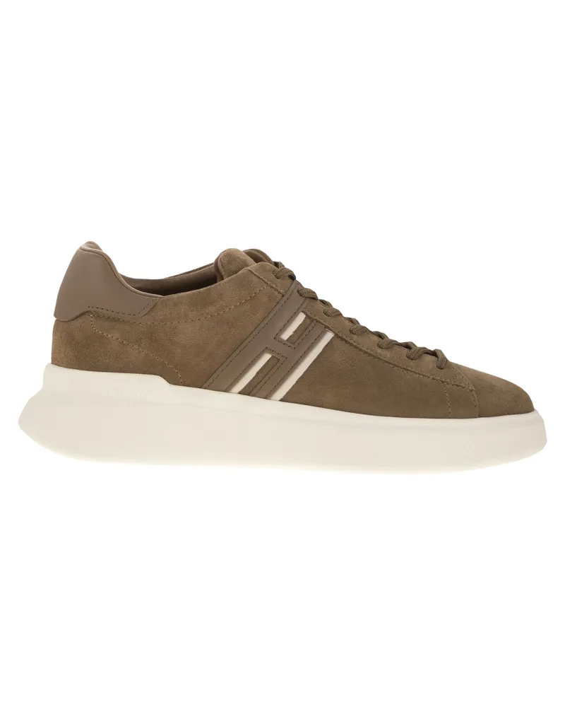 Hogan H580 Wildleder -Trainer Cognac