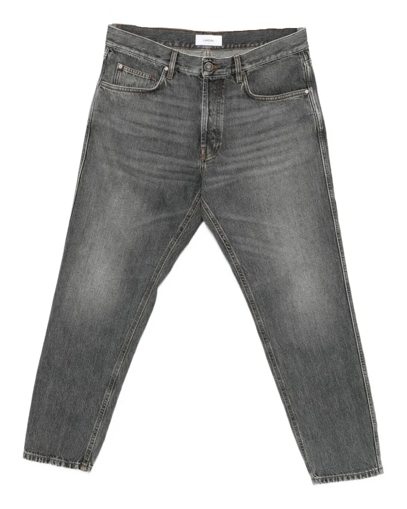 LARDINI witterte Effekt Jeans graue Fünf -Taschen -Jeans mit Knopfverschluss Komposition 100% Stoffwaschanweisungen Lesen Sie den Hersteller "s Anweisungen ID cnionecn64252 900