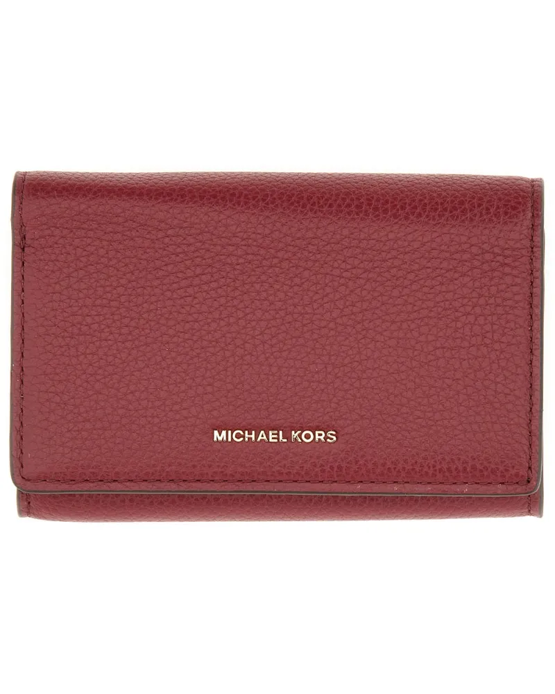 Michael Kors Michael von Michael Kors Leder Brieftasche Bordeaux