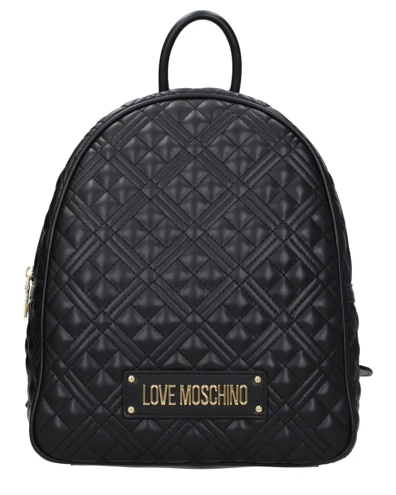 Moschino Liebe Moschino -Rucksäcke und fuppies Frauen Polyurethan schwarz -