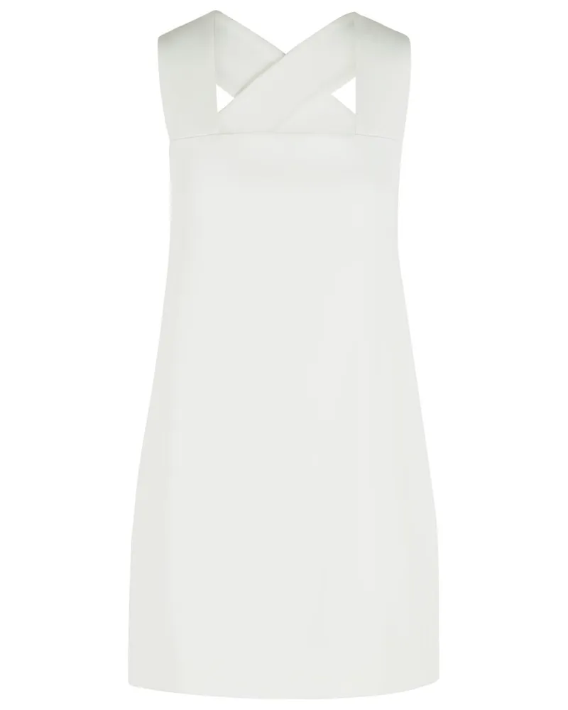 KHAITE Kleid „Mella“ aus weißem Acetat und Viskose White