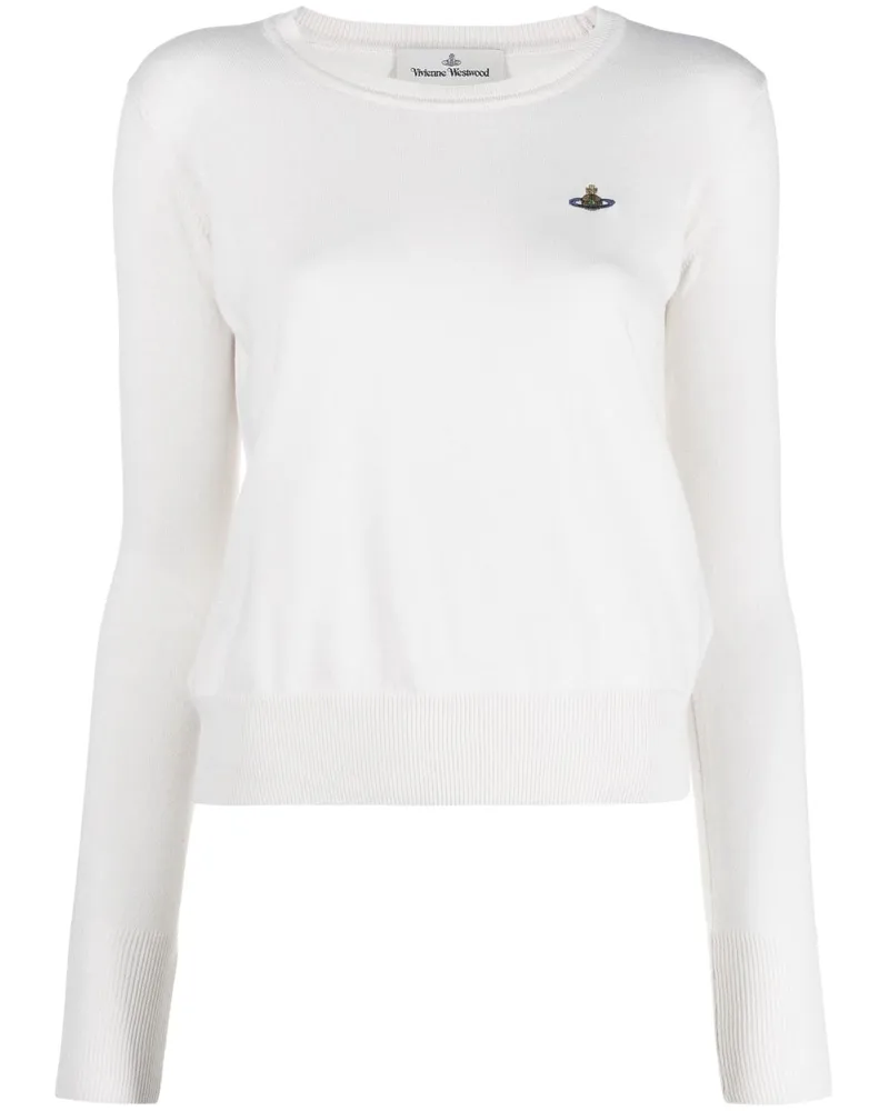 Vivienne Westwood Orb Logo -Pullover Beige