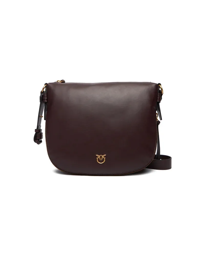 Pinko Hobo Zip Around Classic Bordeaux