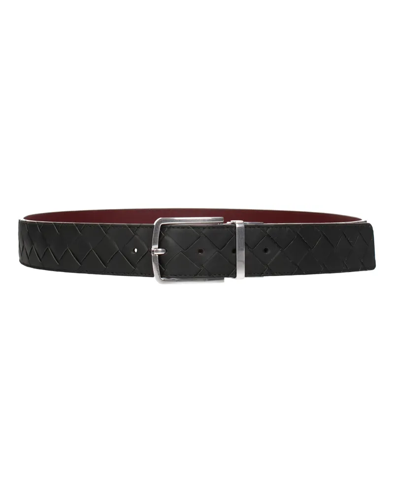 Bottega Veneta Herrens Gürtel Grün/Barolo-Leder -