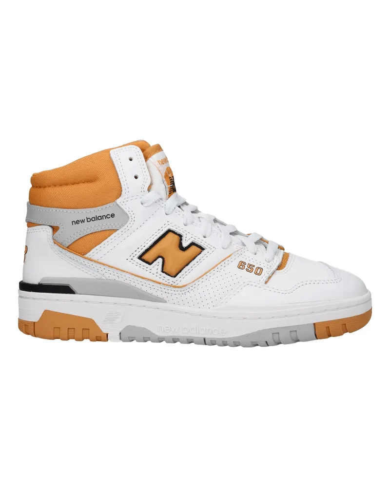 New Balance Sneakers 650 Herrens Leder Weiß/Canyon -