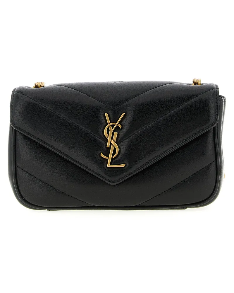 Saint Laurent Mini-Umhängetasche „Loulou Black
