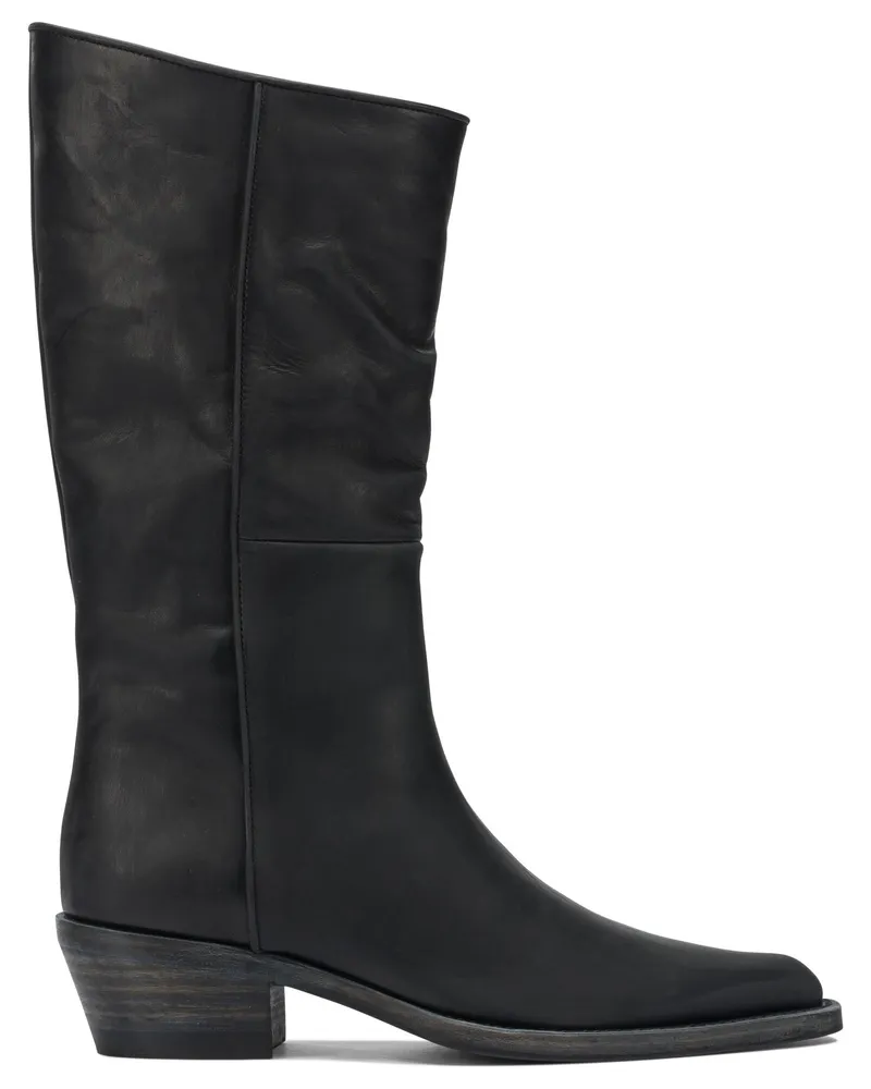 KHAITE Clive 35 mm“ Stiefel Black