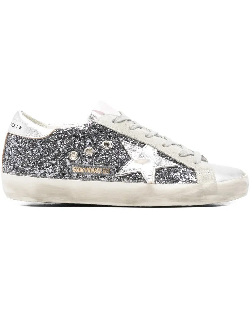 Golden Goose Super Star Ledersneaker Grey