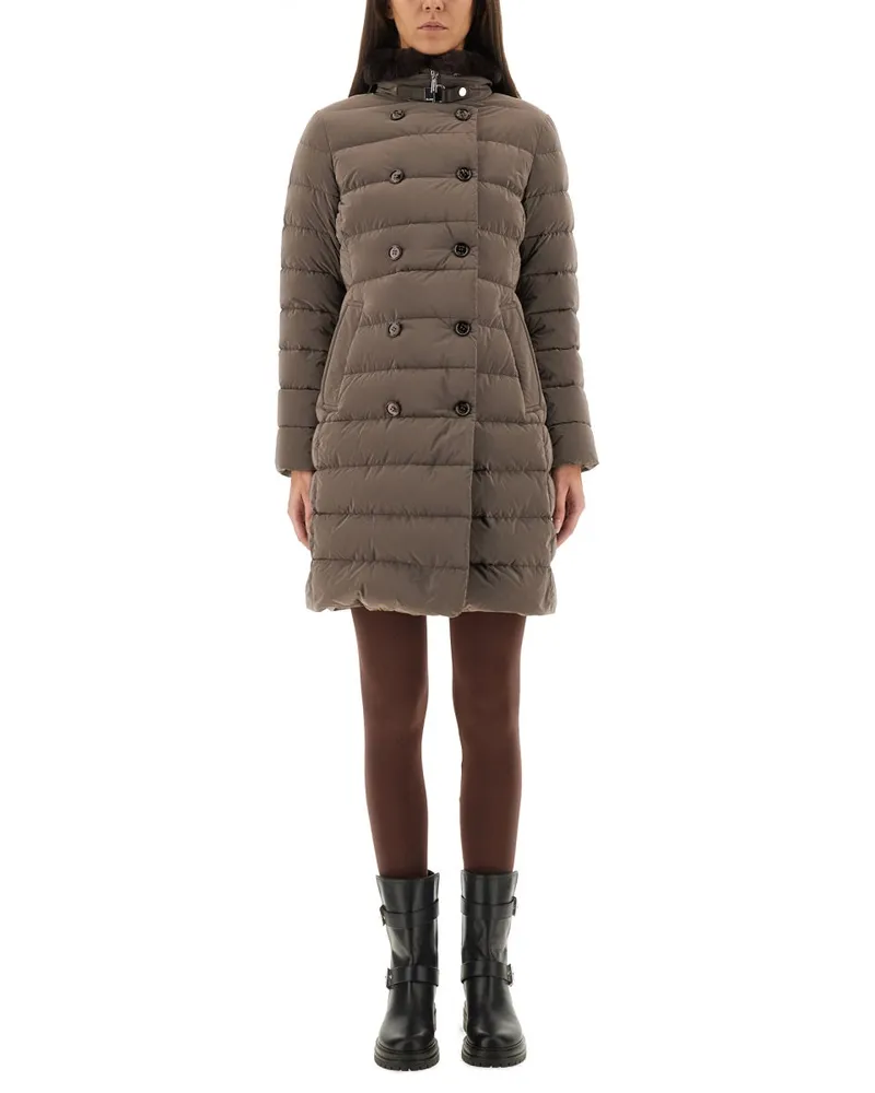 MOORER gepolsterte Jacke "Longan OS Brown