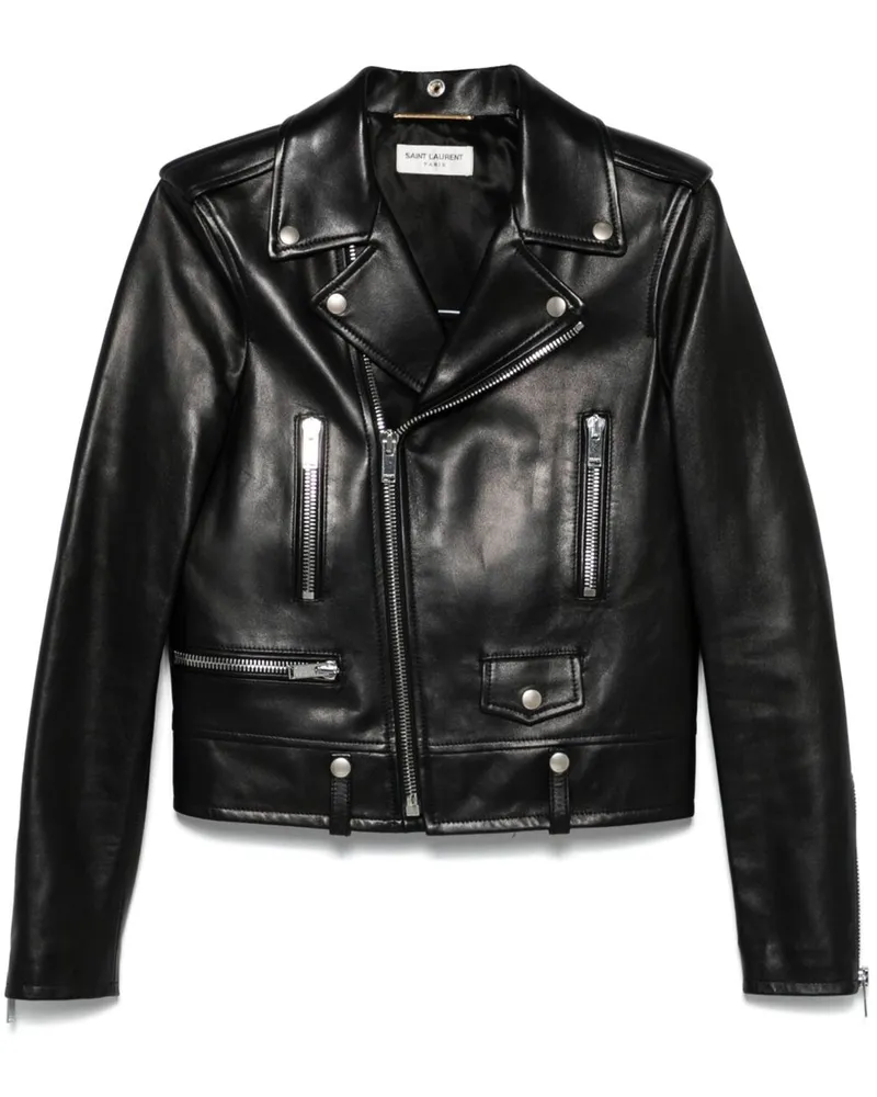 Saint Laurent Motorradjacke Black