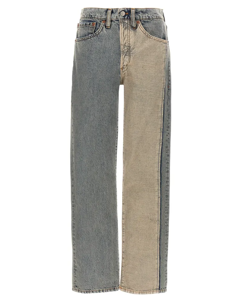 Maison Margiela sichtbare Nähtejeans Light