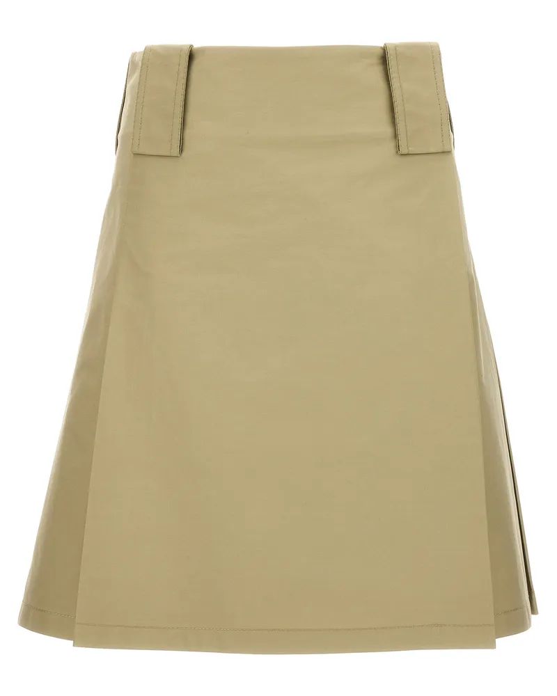 Burberry Faltenrock Beige