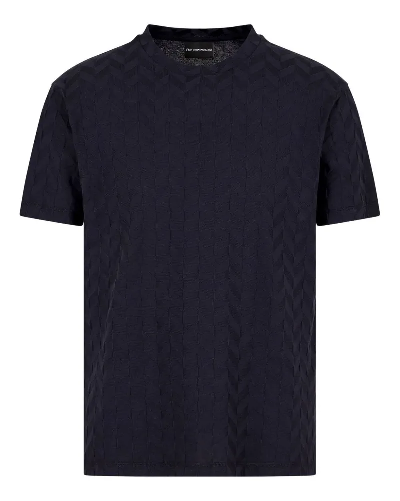 Emporio Armani Cotton T -Shirt Blue
